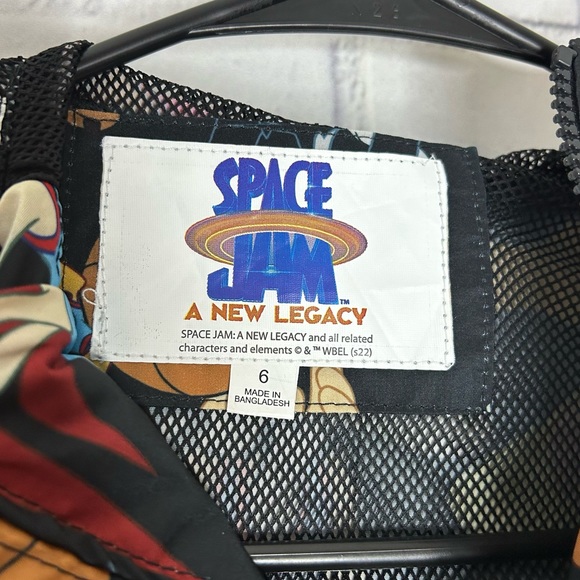 Members Only Kids Space Jam Mash Up Windbreaker size 6 - Picture 5 of 7